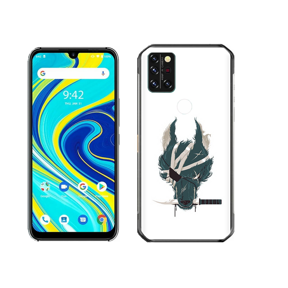 

Чехол MyPads Tocco для Umidigi A7 Pro волк-разбойник, Прозрачный, Tocco