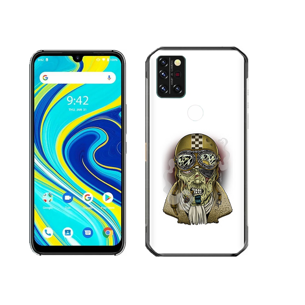 

Чехол MyPads Tocco для Umidigi A7 Pro военный зомби, Прозрачный, Tocco