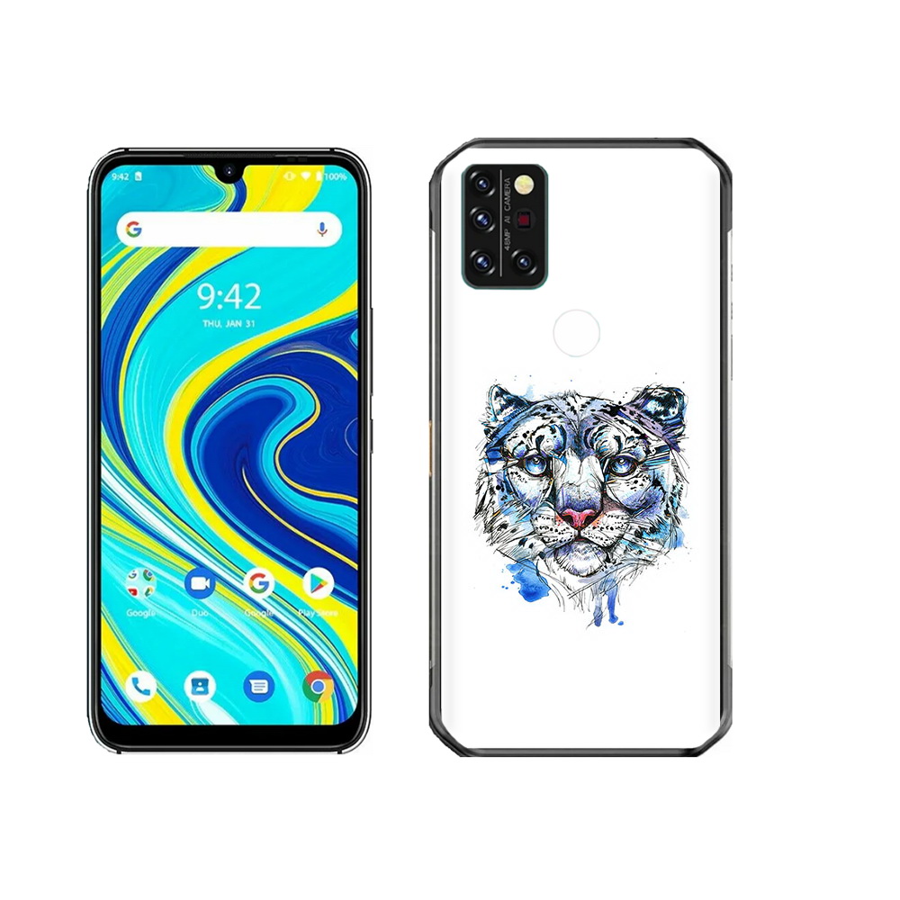 

Чехол MyPads Tocco для Umidigi A7 Pro водяной тигр, Прозрачный, Tocco