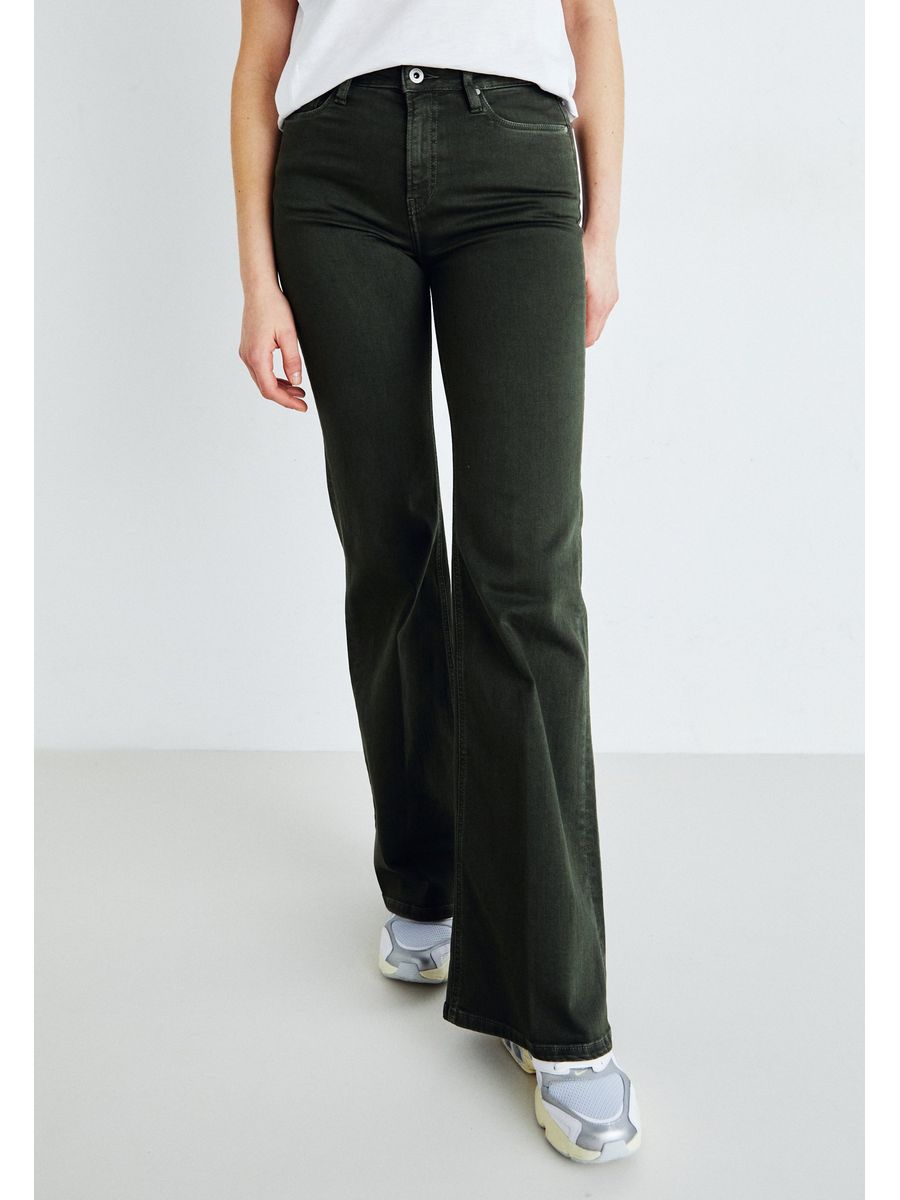 Джинсы женские Pepe Jeans London PE121N169 зеленые 2430 22713₽