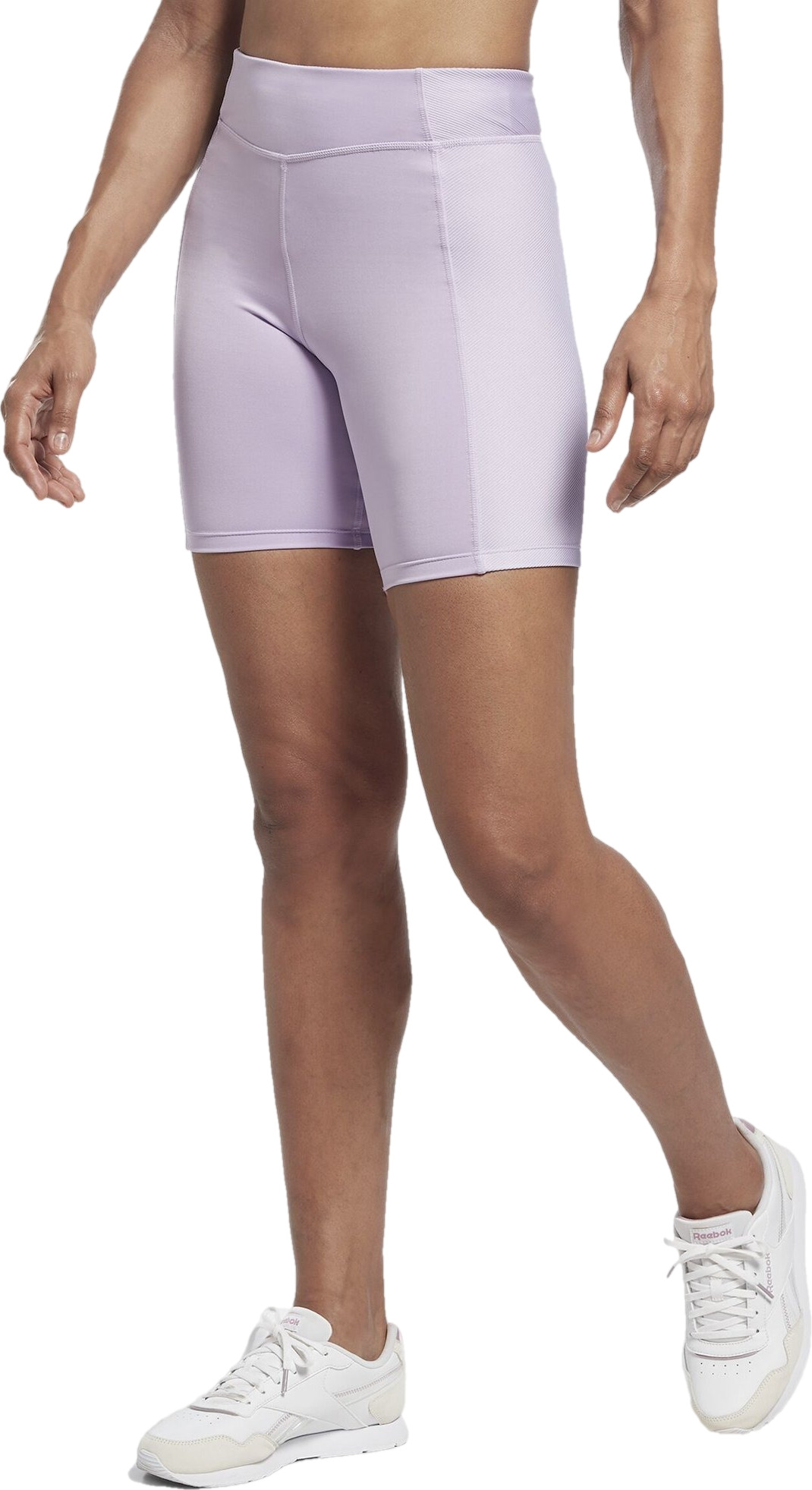 Шорты женские Reebok Yoga Hr Rib Short фиолетовые S