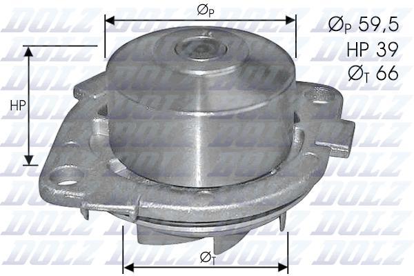 

Насос водяной DOLZ S211