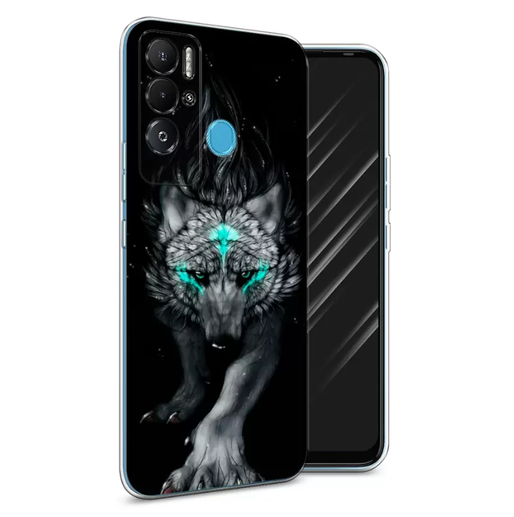

Чехол Awog на Tecno Pova Neo "Волшебный волк", Разноцветный, 302150-1