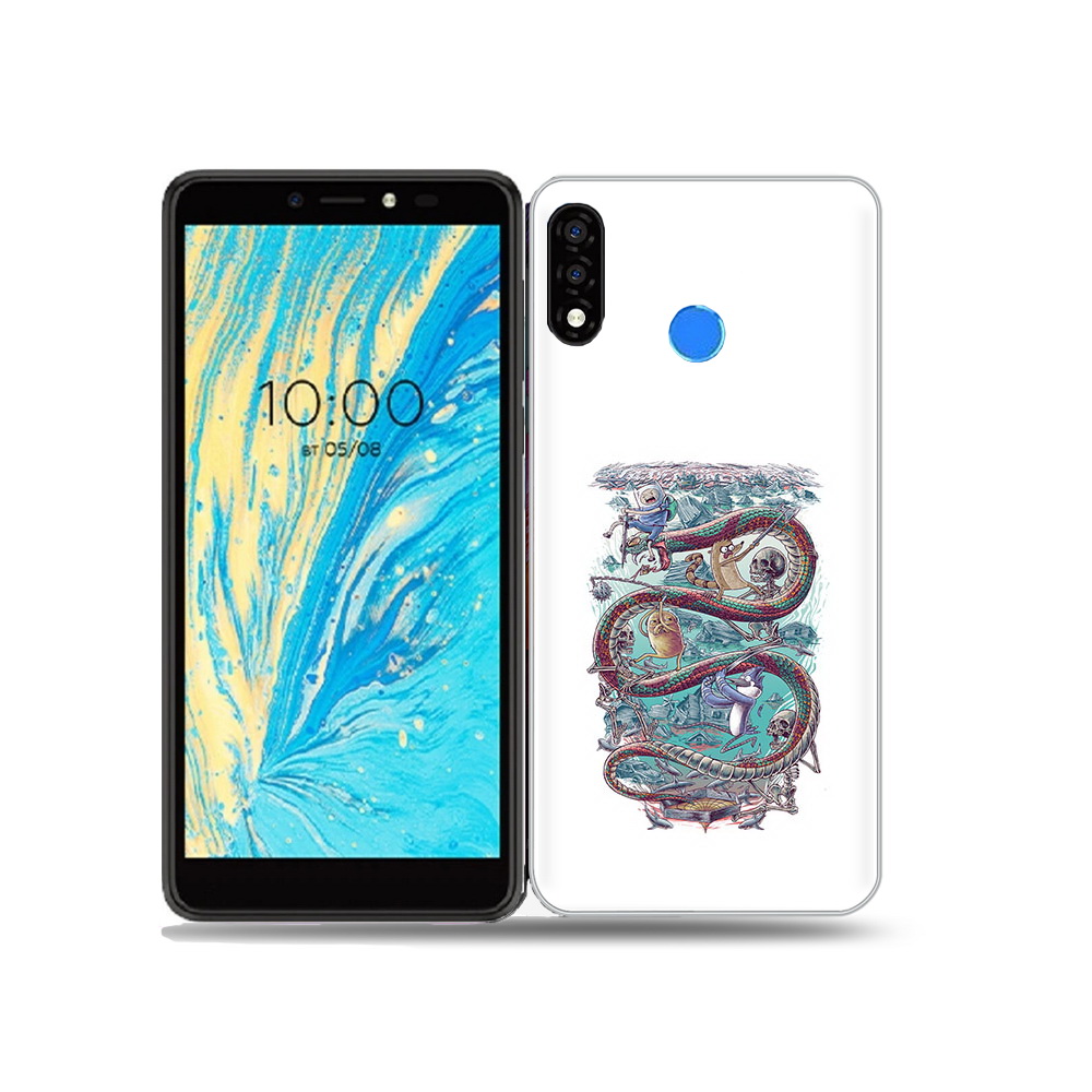 

Чехол MyPads Tocco для BQ 5740G Spring время приключений страшилка, Прозрачный, Tocco