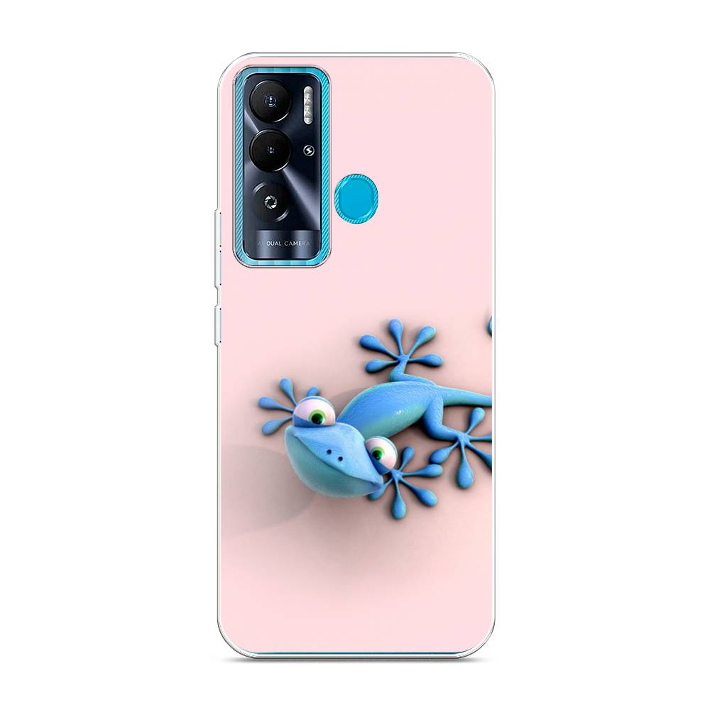 

Чехол Awog на Tecno Pova Neo "Голубая ящерка", 302150-2
