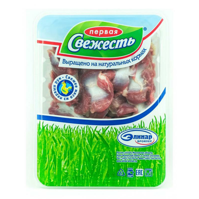 

Желудки куриные Первая Свежесть очищенные 0.5 кг
