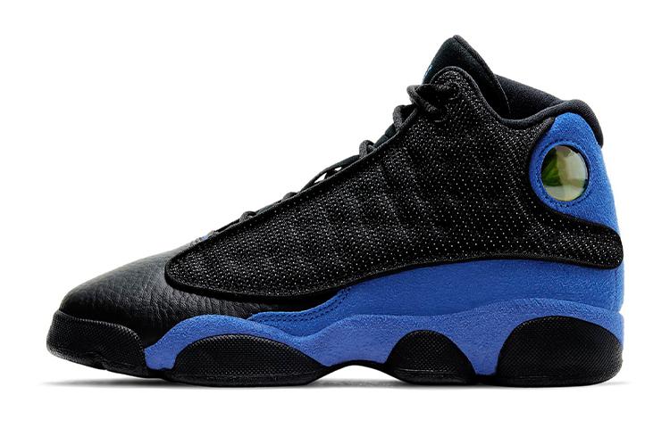 

Кроссовки унисекс Jordan Air Jordan 13 Black Royal GS черные 35.5 EU, Черный, Air Jordan 13 Black Royal GS