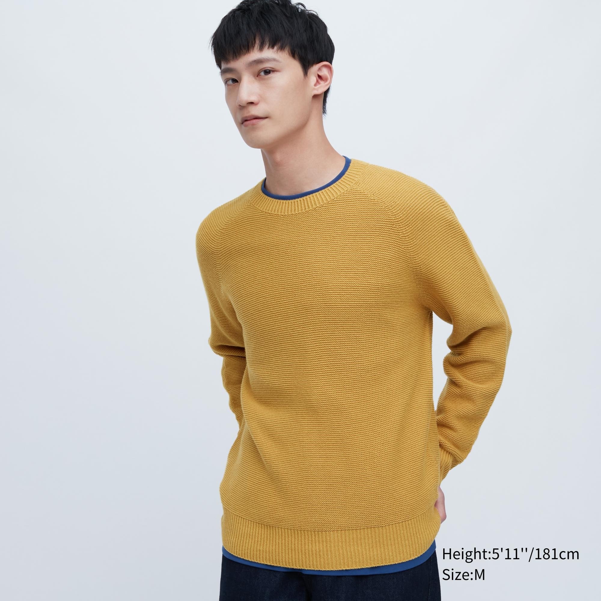 

Джемпер мужской UNIQLO 453761COL45 желтый L (доставка из-за рубежа), 453761COL45