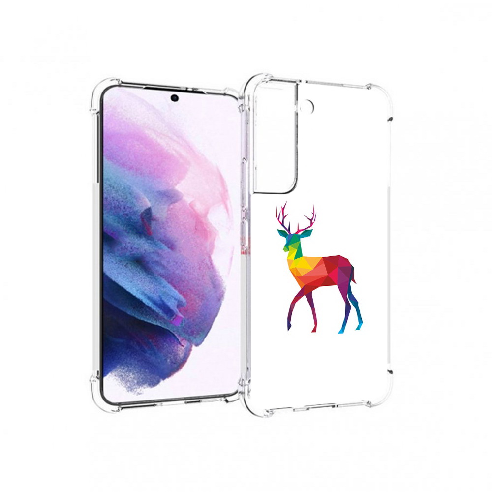 

Чехол MyPads Tocco для Samsung Galaxy S22 геометрический олень (PT194926.508.286), Прозрачный, Tocco