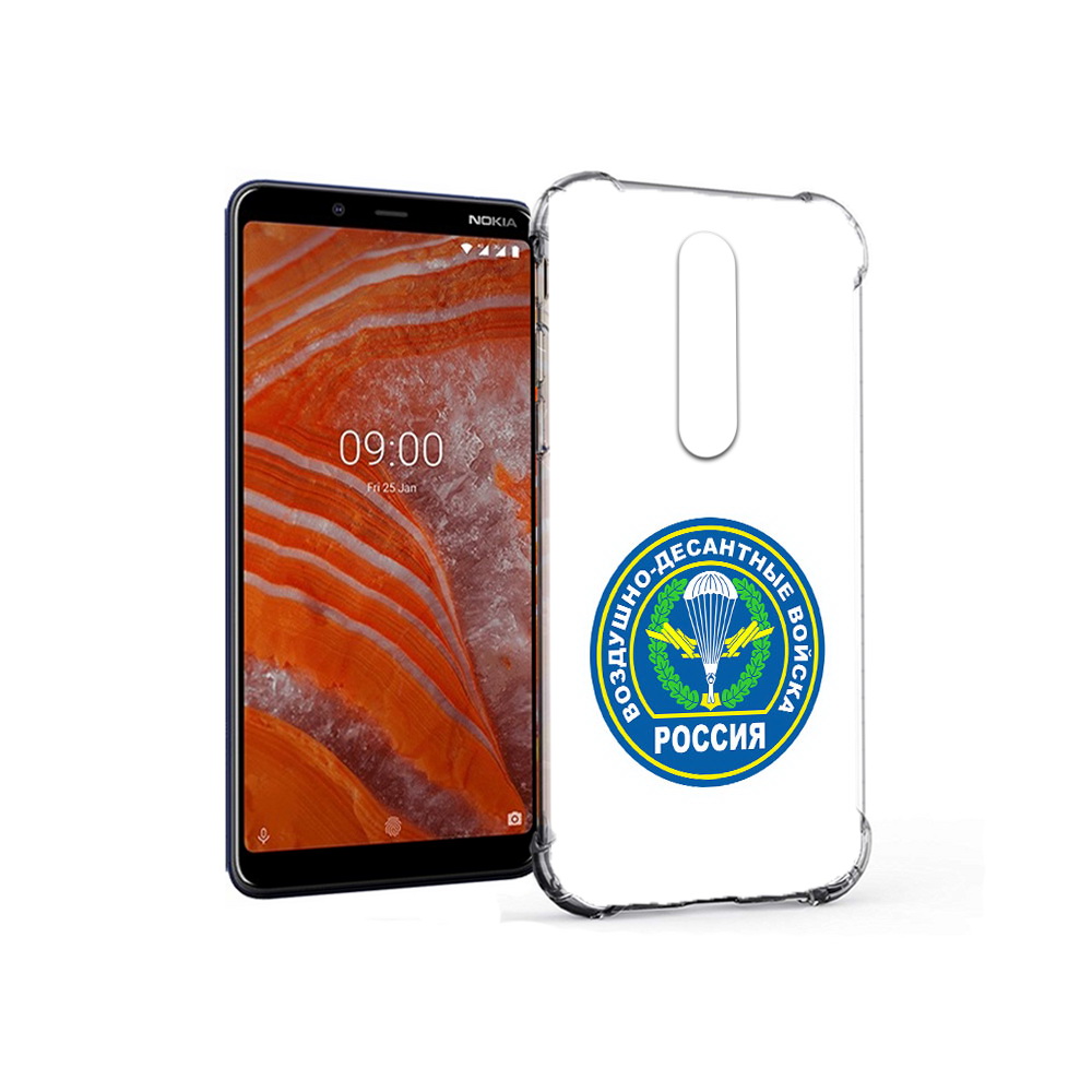 

Чехол MyPads Tocco для Nokia 3.1 Plus вдв (PT121397.96.258), Прозрачный, Tocco