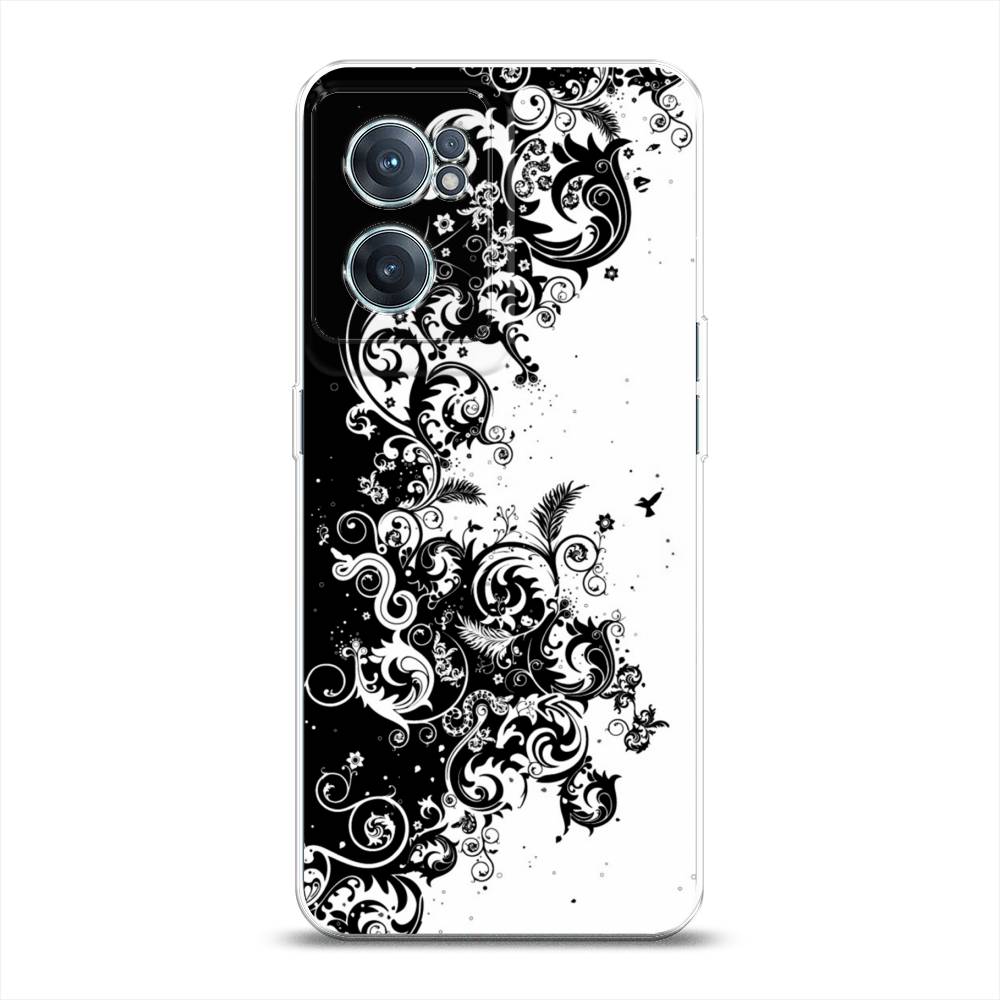 

Чехол на OnePlus Nord CE 2 5G "Черно белый узор", Белый;черный;серый, 152650-3
