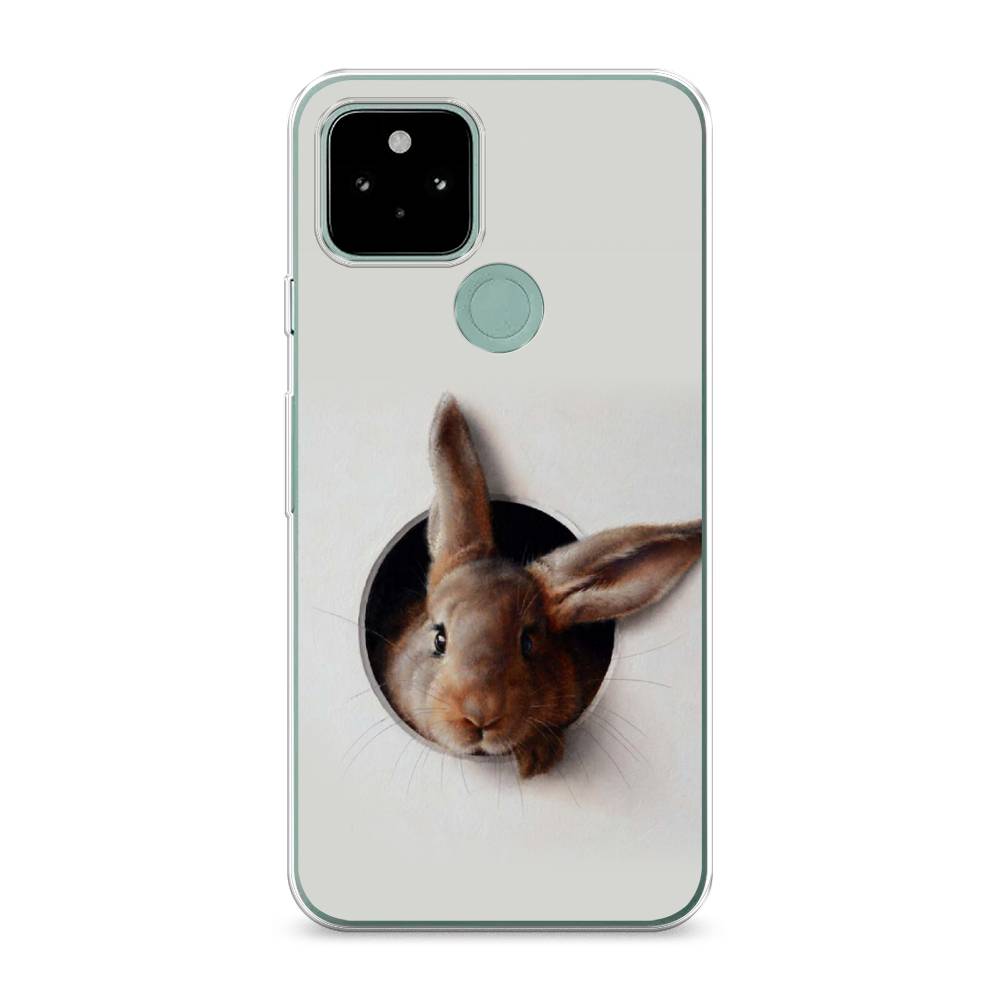 

Чехол для Google Pixel 5A "Любопытный кролик", Серый;коричневый, 271050-1