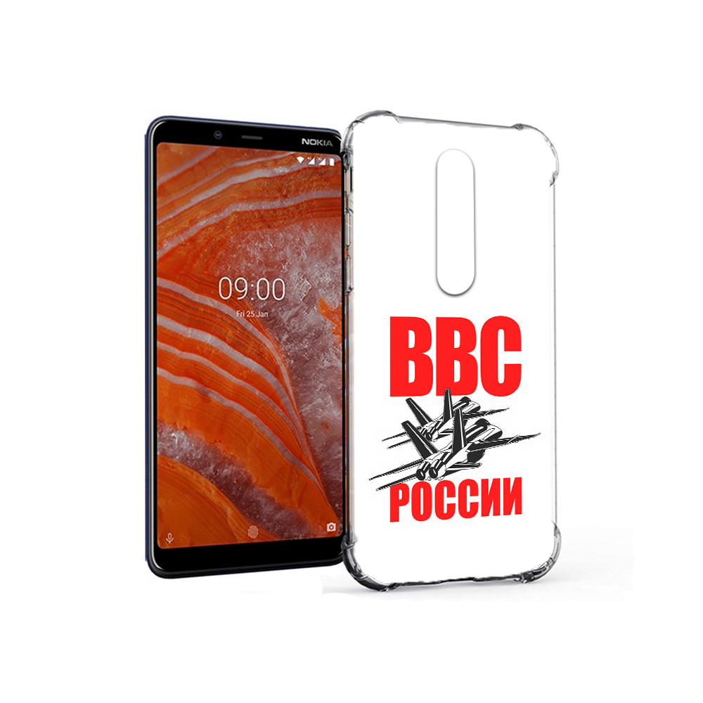 

Чехол MyPads Tocco для Nokia 3.1 Plus ввс (PT121397.96.257), Прозрачный, Tocco