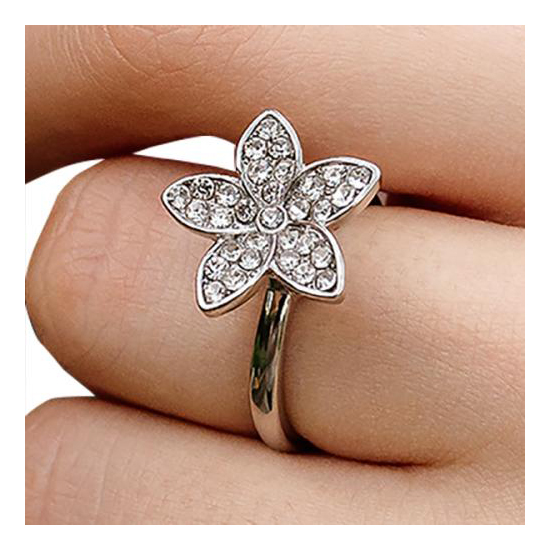 Кольцо из бижутерного сплава Giftman, стразы