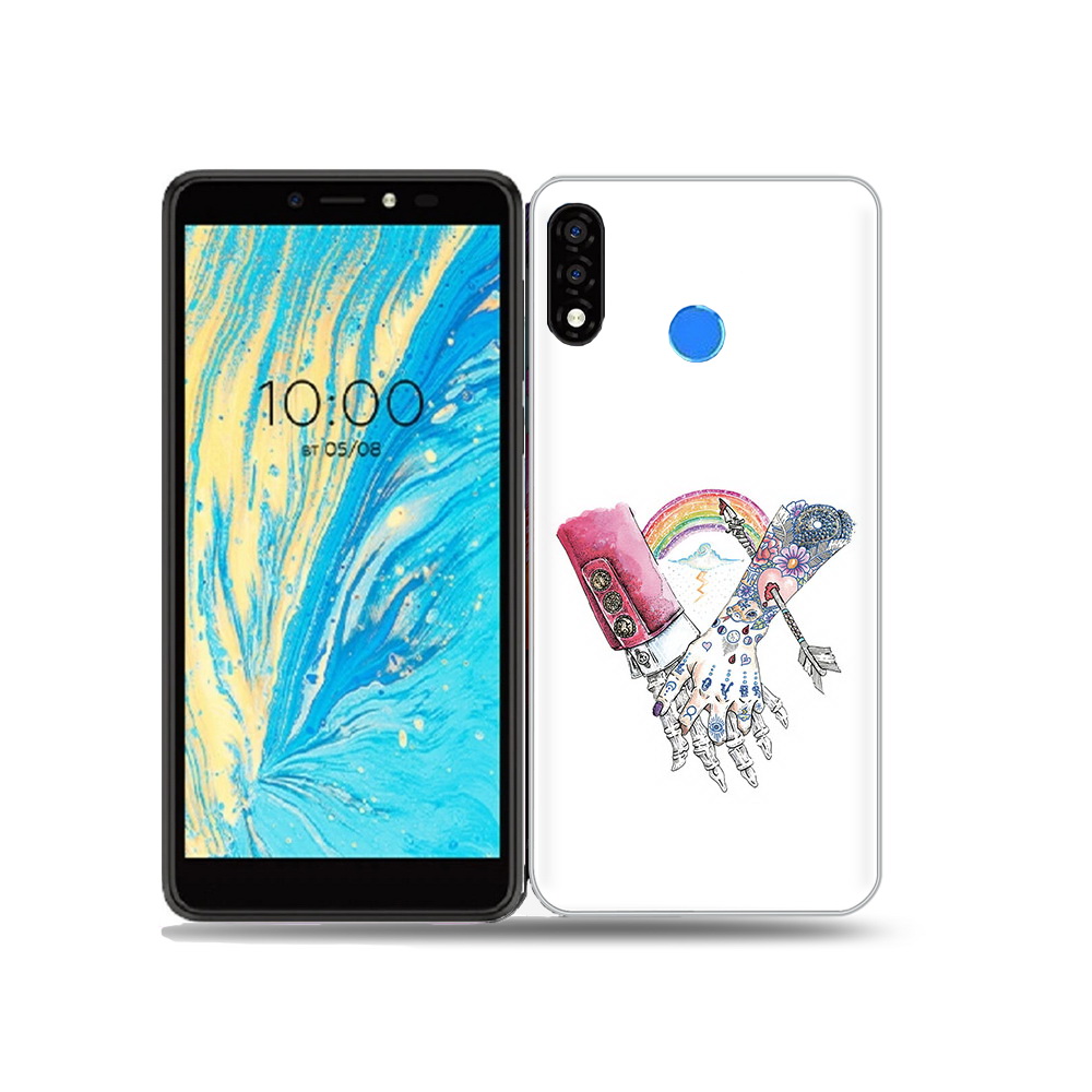 

Чехол MyPads Tocco для BQ 5740G Spring абстракция руки в татуировках, Прозрачный, Tocco