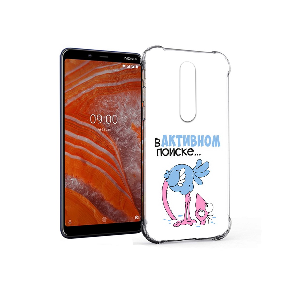 

Чехол MyPads Tocco для Nokia 3.1 Plus в активном поиске (PT121397.96.255), Прозрачный, Tocco