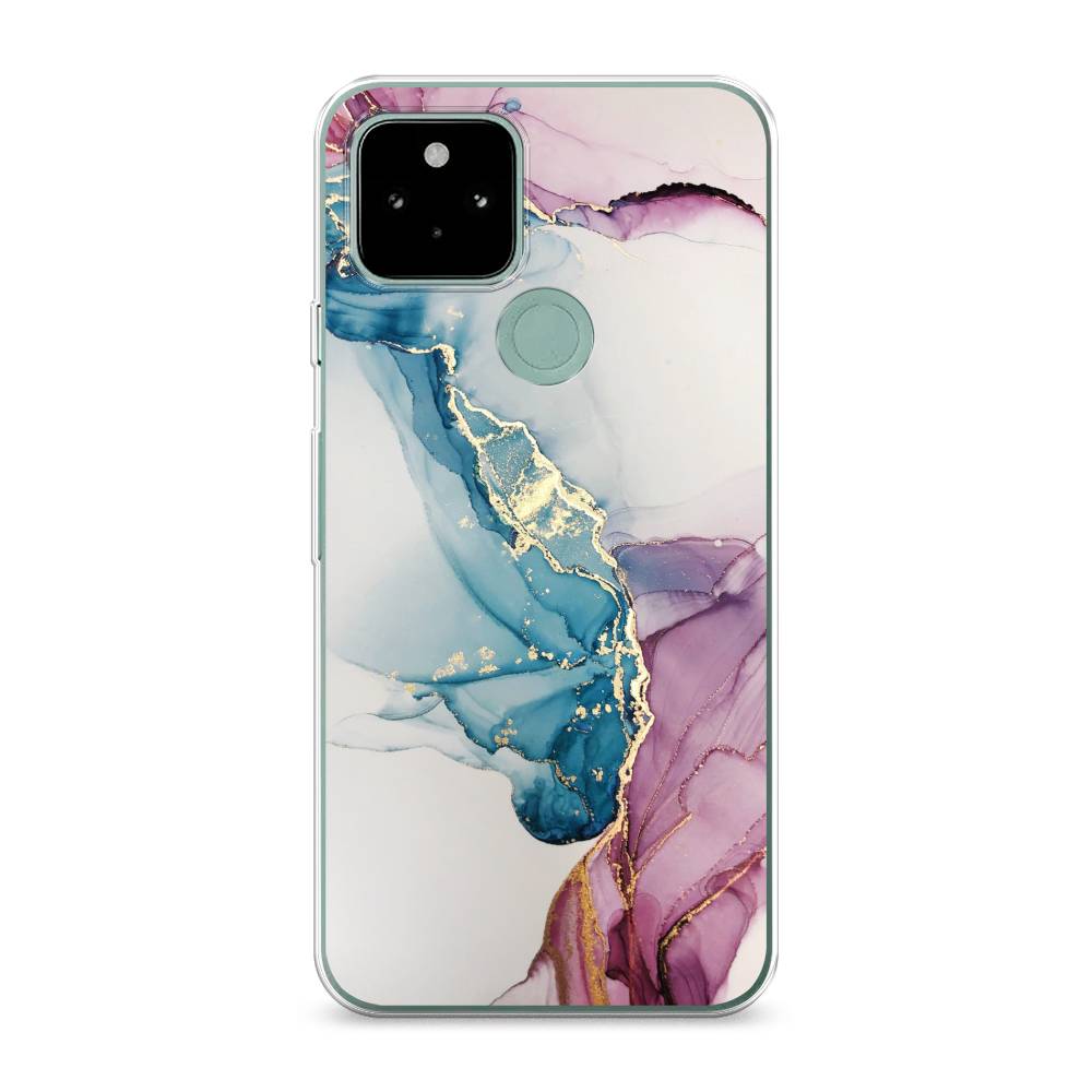 

Чехол для Google Pixel 5A "Розовые разводы рисунок", 271050-3