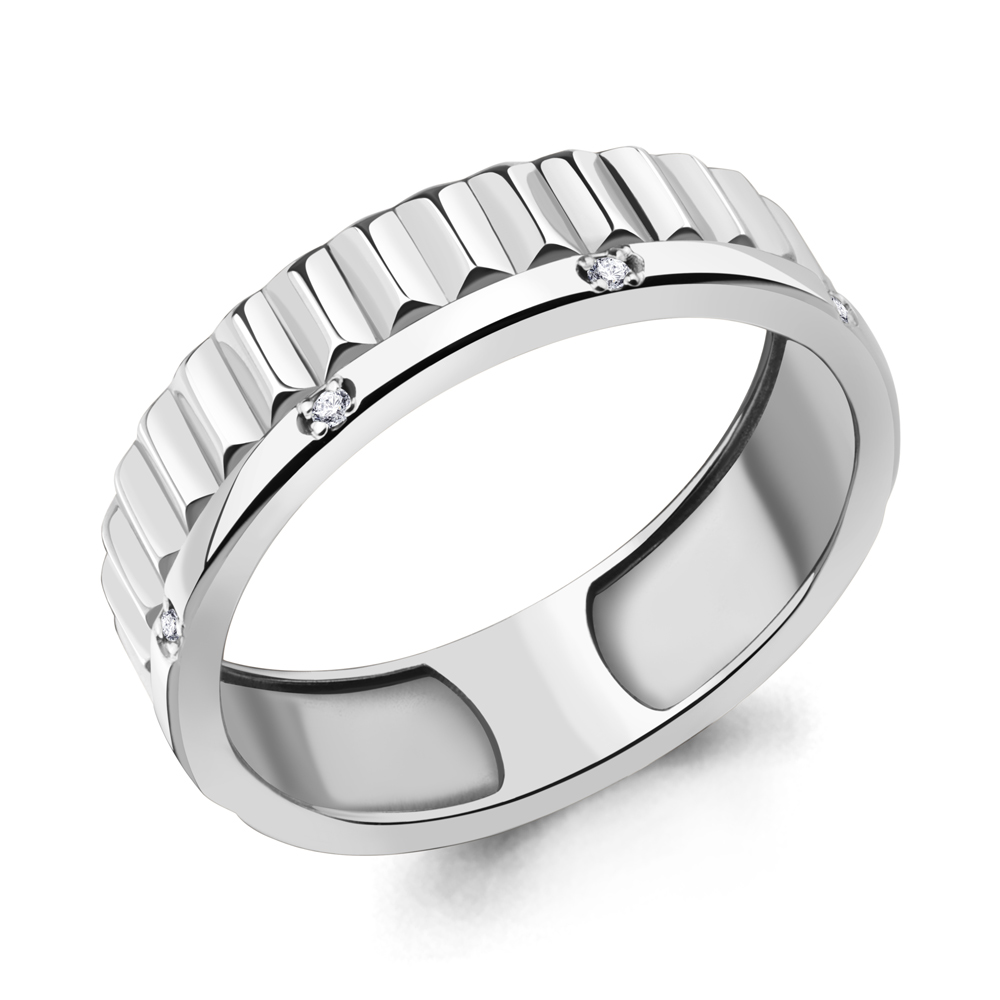 

Кольцо из серебра с бриллиантом Aquamarine Aquamarine 060234_925_р р. 17,5, 060234_925_р