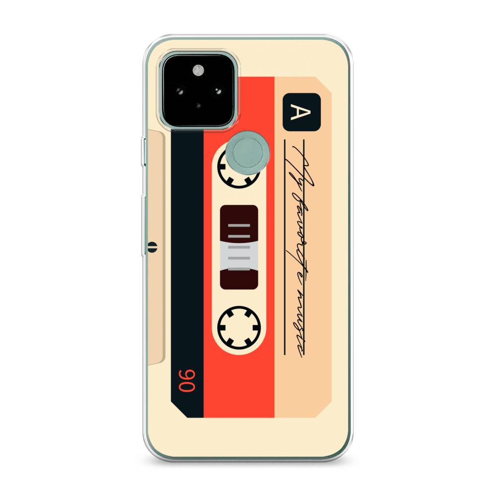 

Чехол для Google Pixel 5A "Бежевая кассета", Черный;красный;бежевый, 271050-6