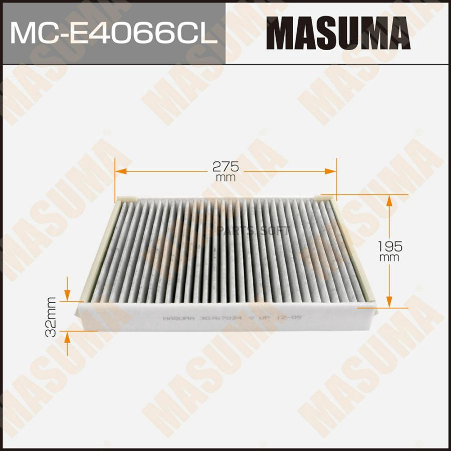 

Фильтр Салона Masuma Mc-E4066cl Masuma арт. MC-E4066CL