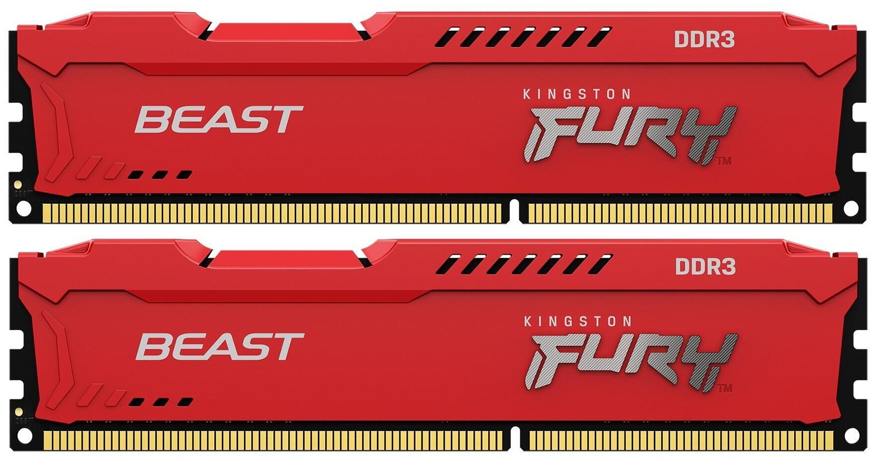 

Оперативная память Kingston (KF318C10BRK2/16), DDR3 2x8Gb, 1866MHz