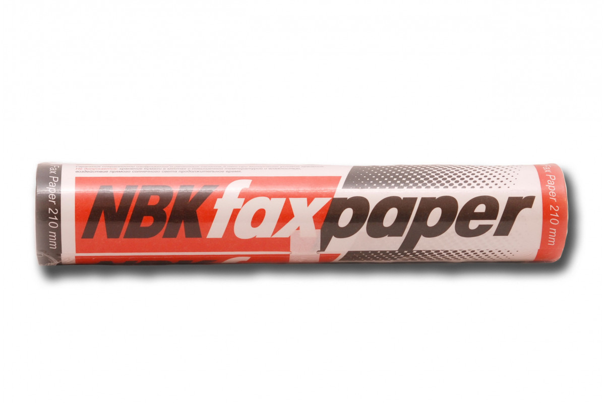 

Рулон для факса, 210х30х12 (19 м), NBK faxpaper НБК, 210х30х12 20м, 3 шт, Белый