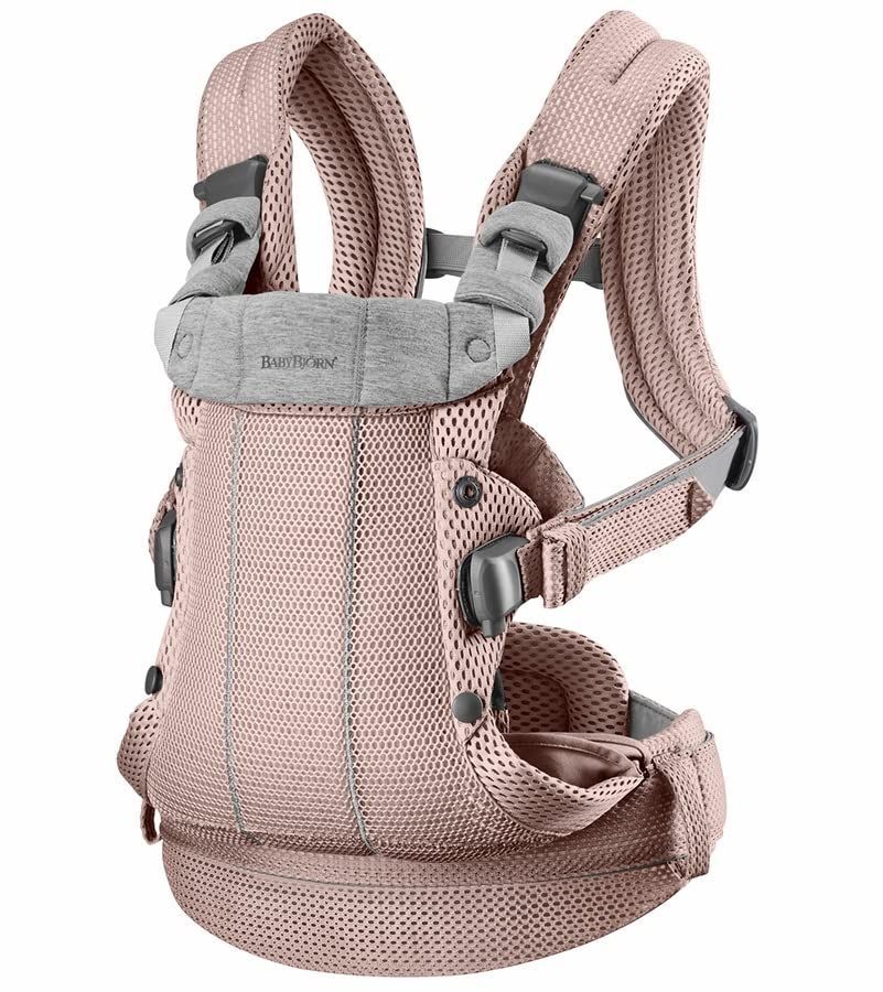 Рюкзак-кенгуру BabyBjorn Baby Carrier Harmony 3D Mesh, светло-розовый