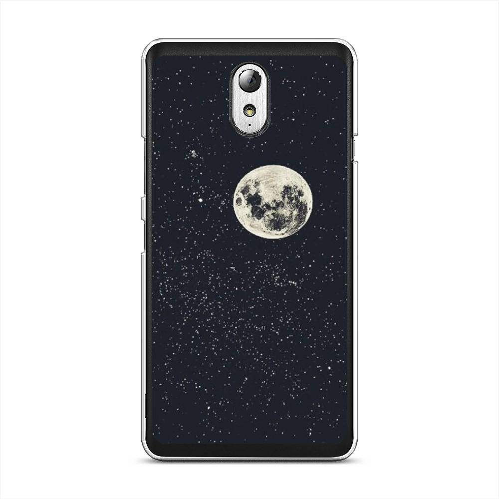 

Чехол на Lenovo Vibe P1m "Полнолуние", Красный, 111350-2