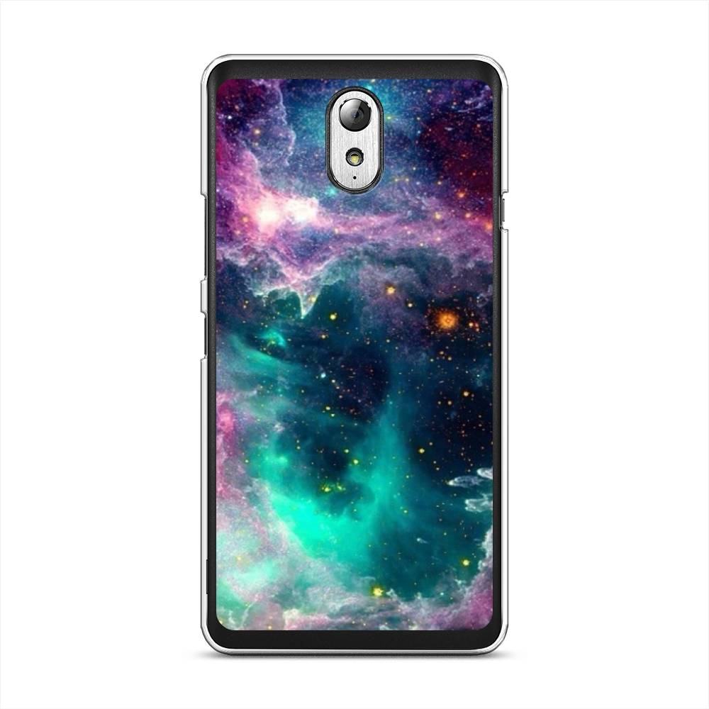 

Чехол на Lenovo Vibe P1m "Звездные облака", Розовый;бежевый, 111350-2