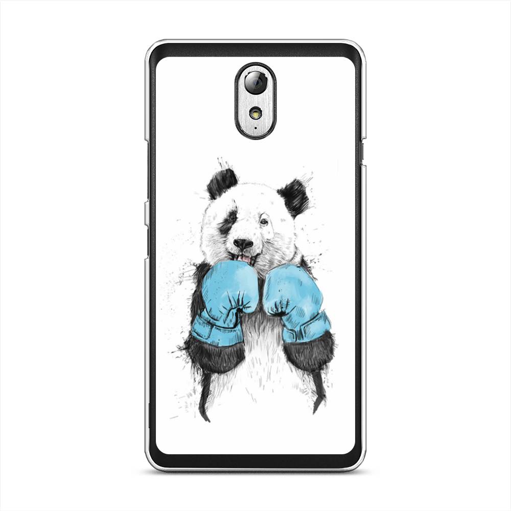 фото Чехол на lenovo vibe p1m "панда боксер" case place