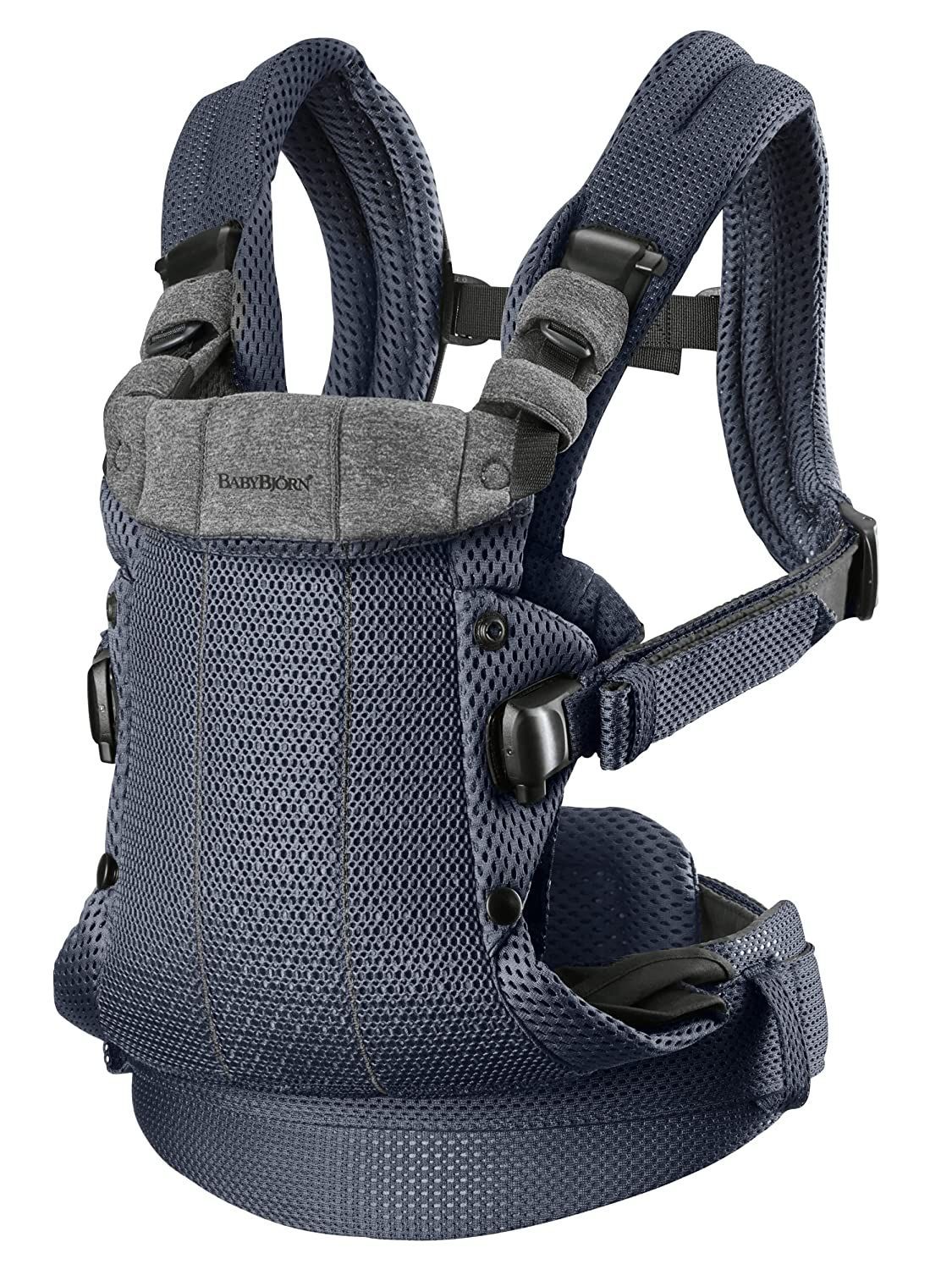 Рюкзак-кенгуру BabyBjorn Baby Carrier Harmony 3D Mesh, темно-серый