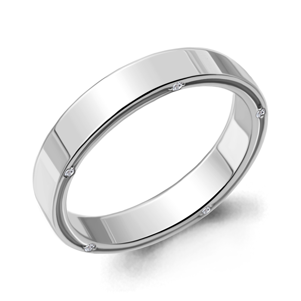 

Кольцо из серебра с бриллиантом Aquamarine Aquamarine 060214_925_р р. 17,5, 060214_925_р