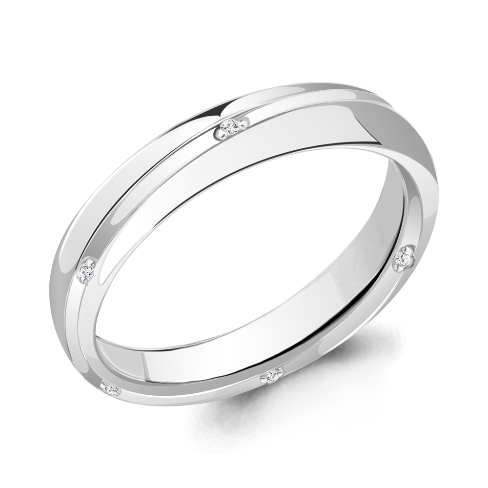 

Кольцо из серебра с бриллиантом Aquamarine Aquamarine 060213_925_р р. 17,5, 060213_925_р
