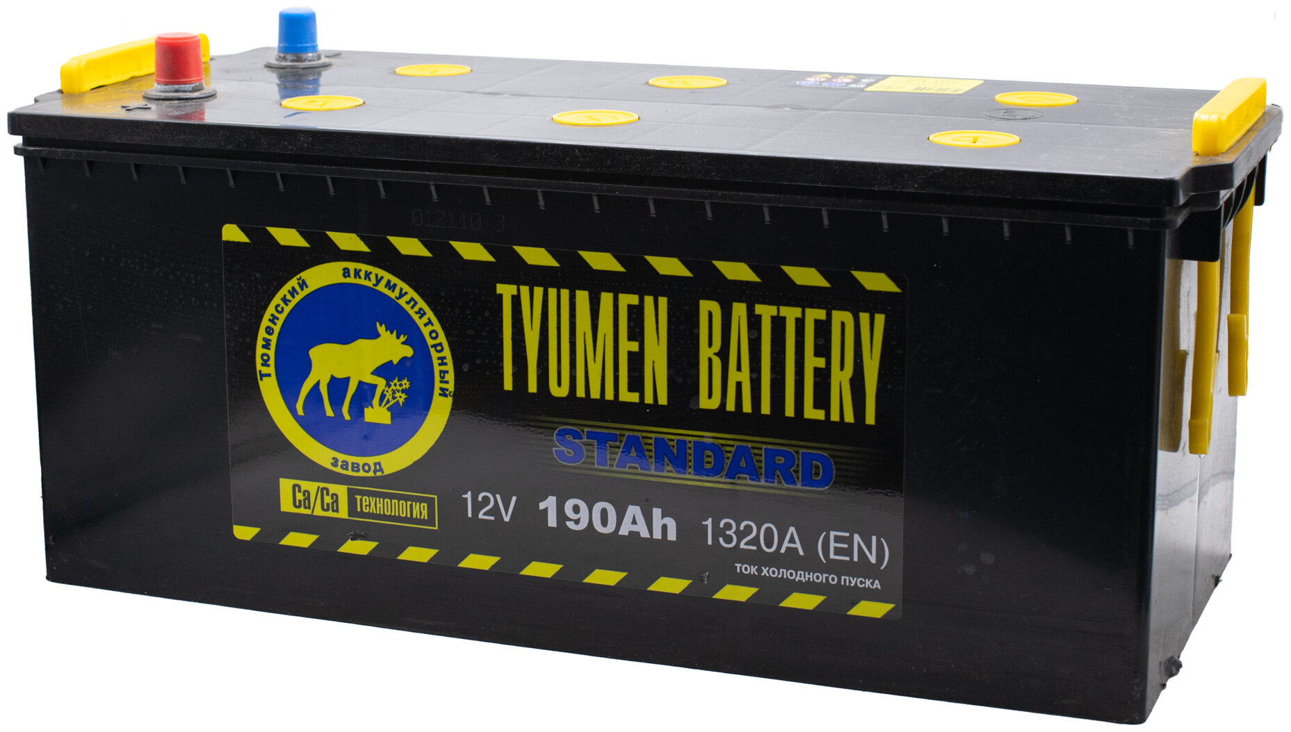 

Аккумулятор TYUMEN BATTERY STANDARD 190 Ач 1320 А прямая полярность, конус, STANDARD