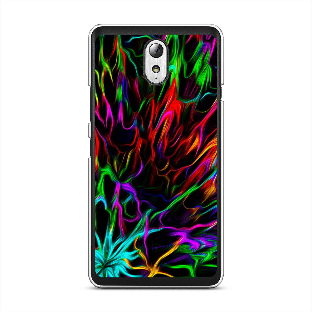 

Чехол на Lenovo Vibe P1m "Разноцветные разводы", Голубой;зеленый;оранжевый, 111350-3