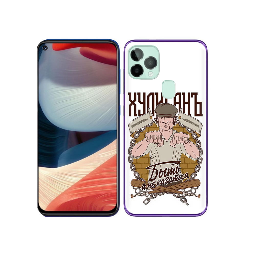 

Чехол MyPads Tocco для Oukitel C22 Хулиган, Прозрачный, Tocco