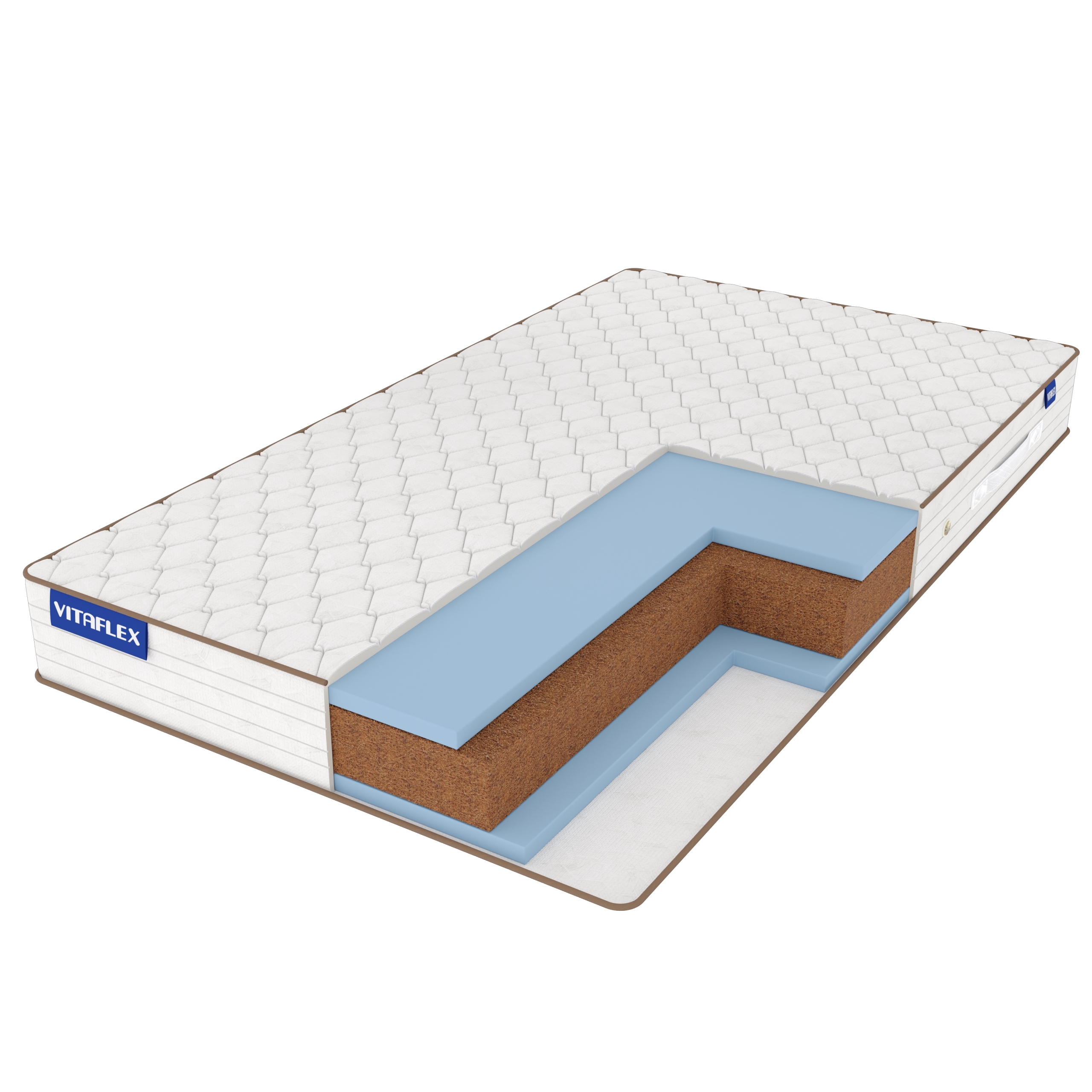 

Матрас Vitaflex Mix Foam-Hard Strong 150х195, Белый, Foam-Hard Strong