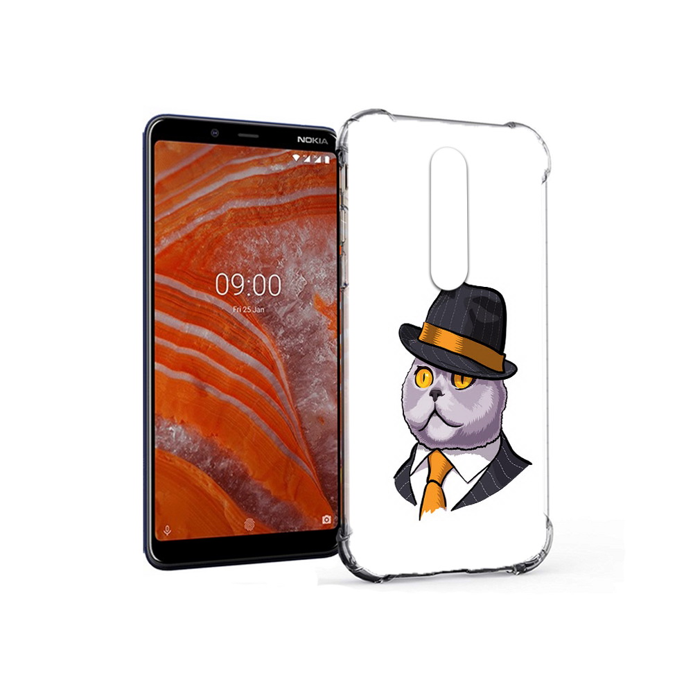 

Чехол MyPads Tocco для Nokia 3.1 Plus британец (PT121397.96.247), Прозрачный, Tocco