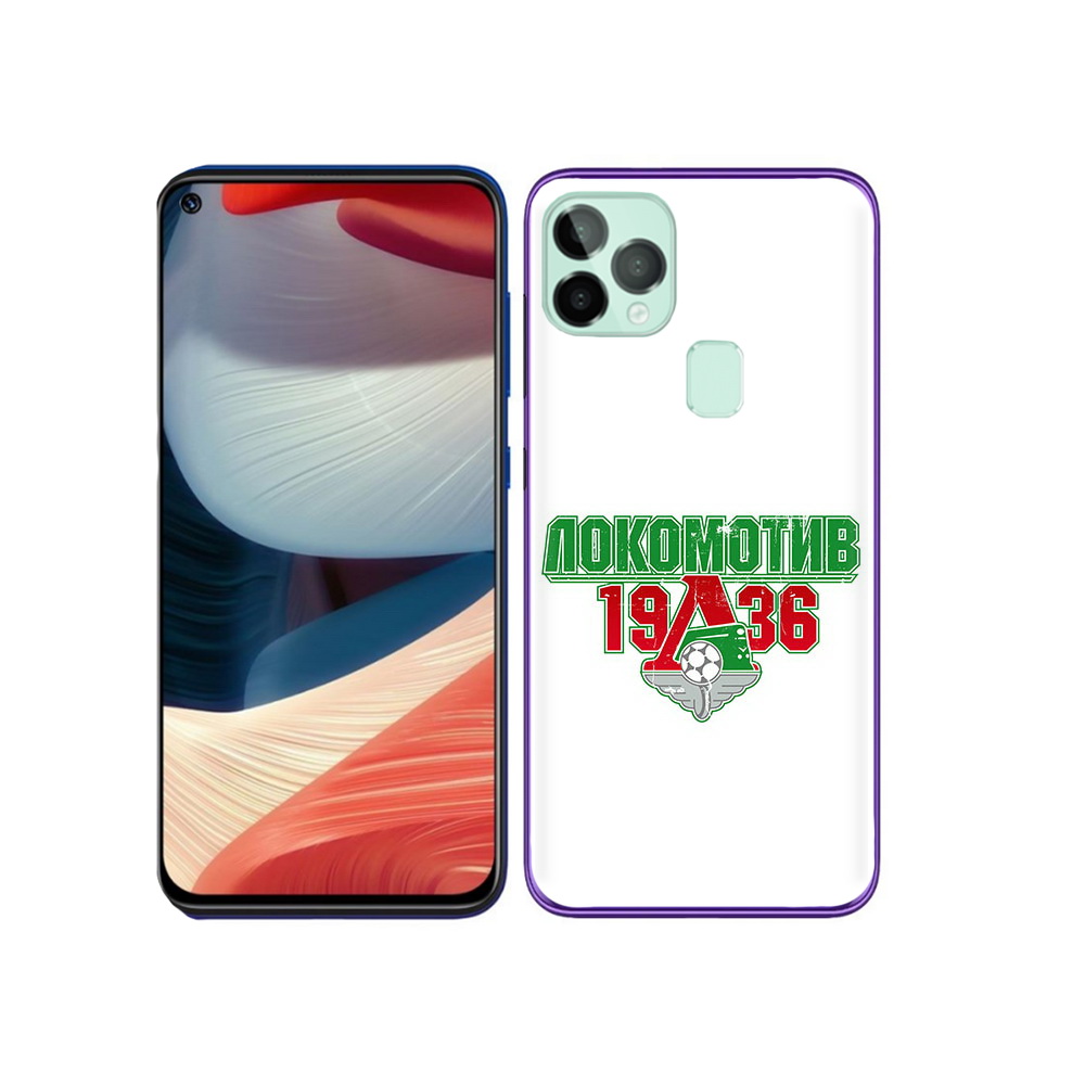 

Чехол MyPads Tocco для Oukitel C22 ФК локомотив 1936, Прозрачный, Tocco