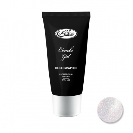 

Полигель для моделирования ногтей Комбигель Nailico Holographic, 30гр