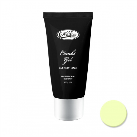 

Полигель для моделирования ногтей Комбигель Nailico Candy Lime, 30гр
