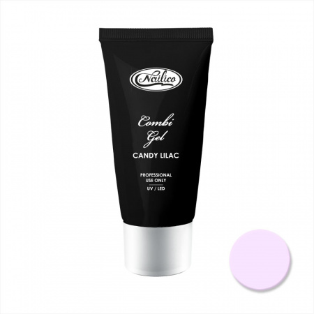 

Полигель для моделирования ногтей Комбигель Nailico Candy Lilac, 30гр