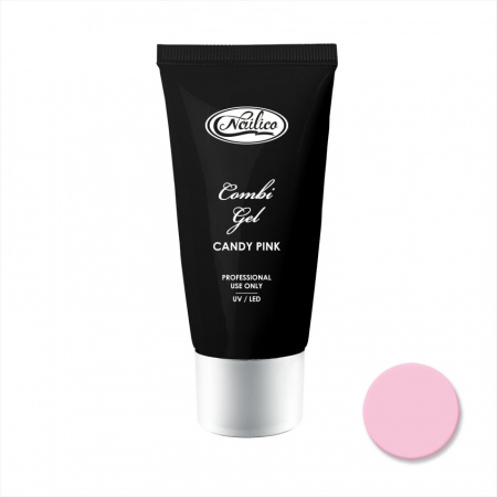 

Полигель для моделирования ногтей Комбигель Nailico Candy Pink, 30гр