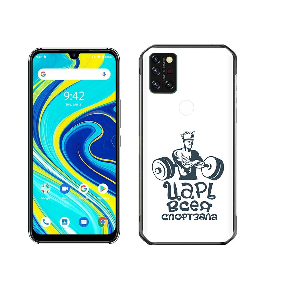 

Чехол MyPads Tocco для Umidigi A7 Pro бодибилдинг царь спортзала, Прозрачный, Tocco