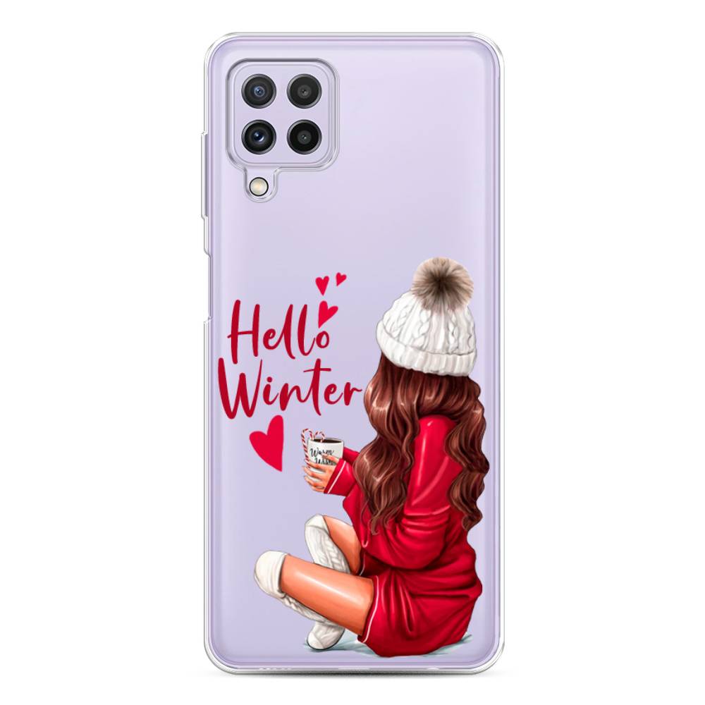 

Чехол для Samsung Galaxy A22/M22/M32 "Hello winter", Красный;белый;коричневый, 2103150-5