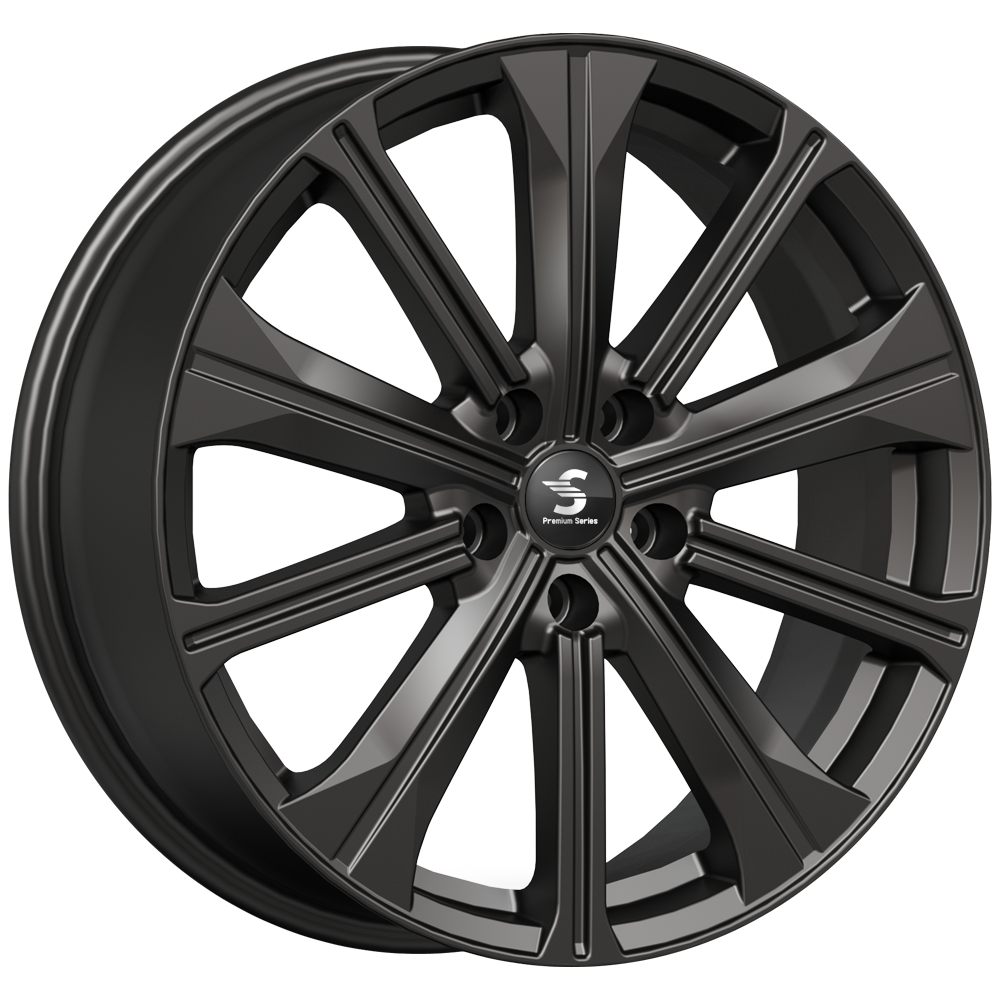 

Диск KP013 7x19 5x108 ET33 DIA 60,1 Fury black, KP013