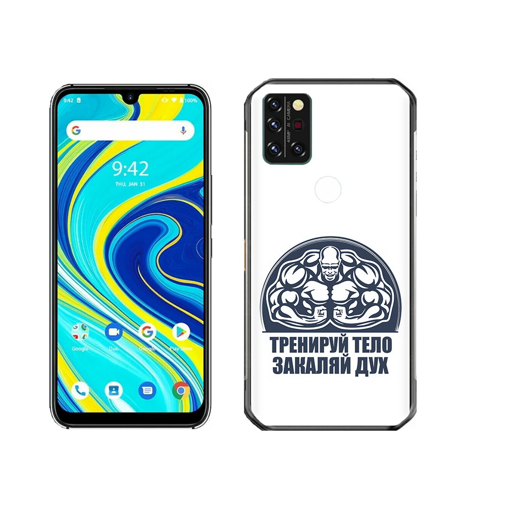 

Чехол MyPads Tocco для Umidigi A7 Pro бодибилдинг закаляй дух, Прозрачный, Tocco
