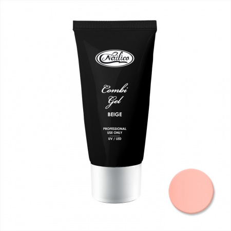 

Полигель для моделирования ногтей Комбигель Nailico Бежевый, 30гр