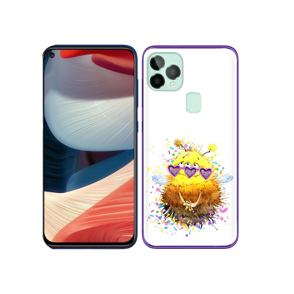 

Чехол MyPads Tocco для Oukitel C22 Пушитый шмель, Прозрачный, Tocco