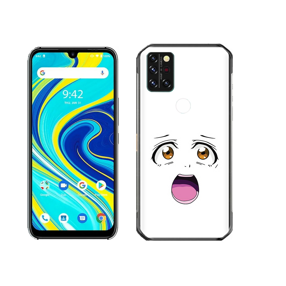 

Чехол MyPads Tocco для Umidigi A7 Pro аниме лицо, Прозрачный, Tocco